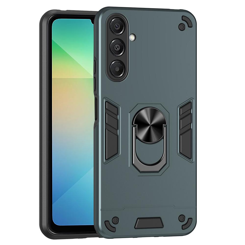 For Samsung Galaxy A17 5G Case PC+TPU Drop Defend Phone Cover with Ring Kickstand Green
For Samsung Galaxy A17 5G Case PC+TPU Drop Defend Phone Cover with Ring Kickstand Green