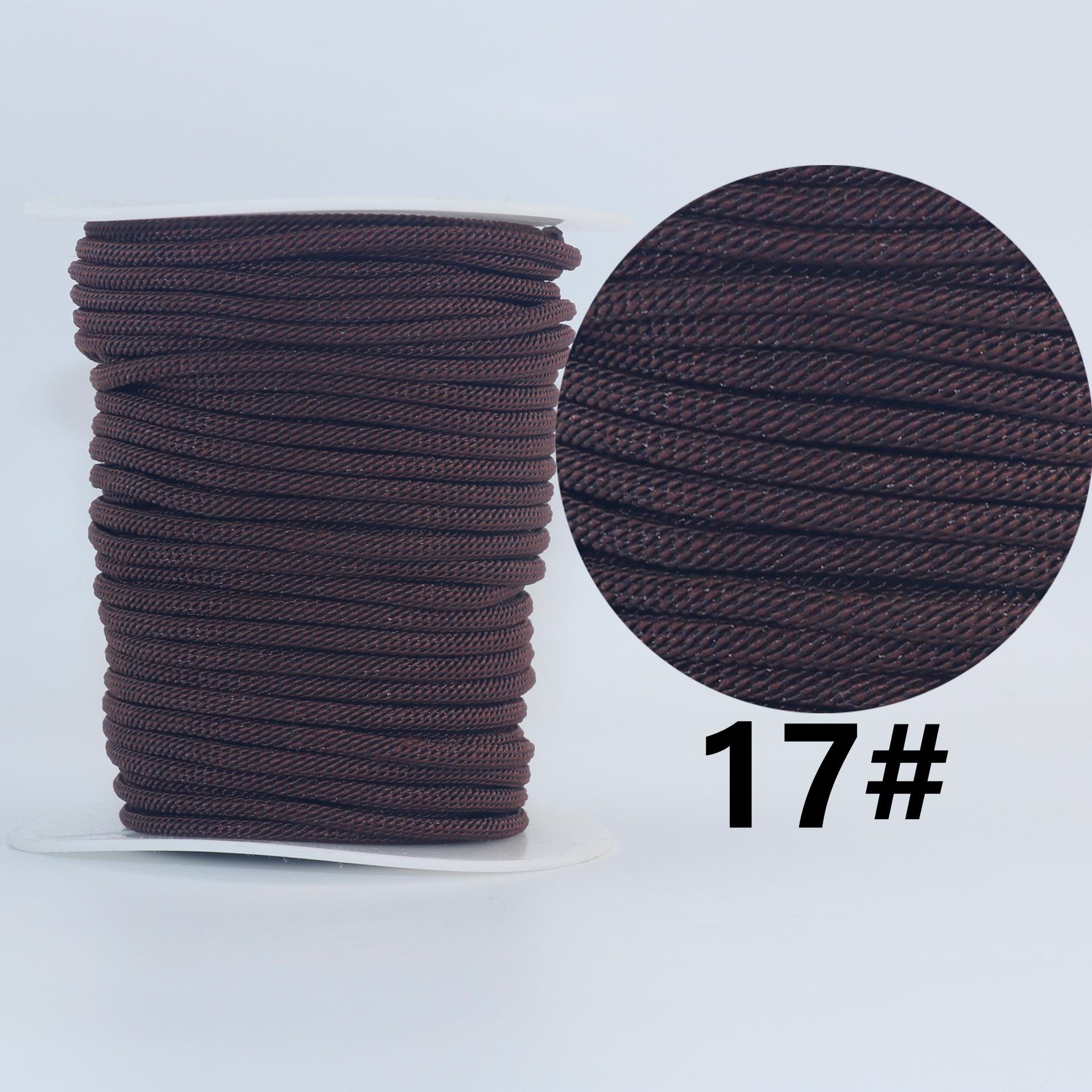 3mm Milan Cord for DIY Jewelry: Nylon Jade Cord Roll for Necklace, Bracelet, and Bag Yarn Accessories 3mm, approx 30m per roll
3mm Milan Cord for DIY Jewelry: Nylon Jade Cord Roll for Necklace, Bracelet, and Bag Yarn Accessories 3mm, approx 30m per roll