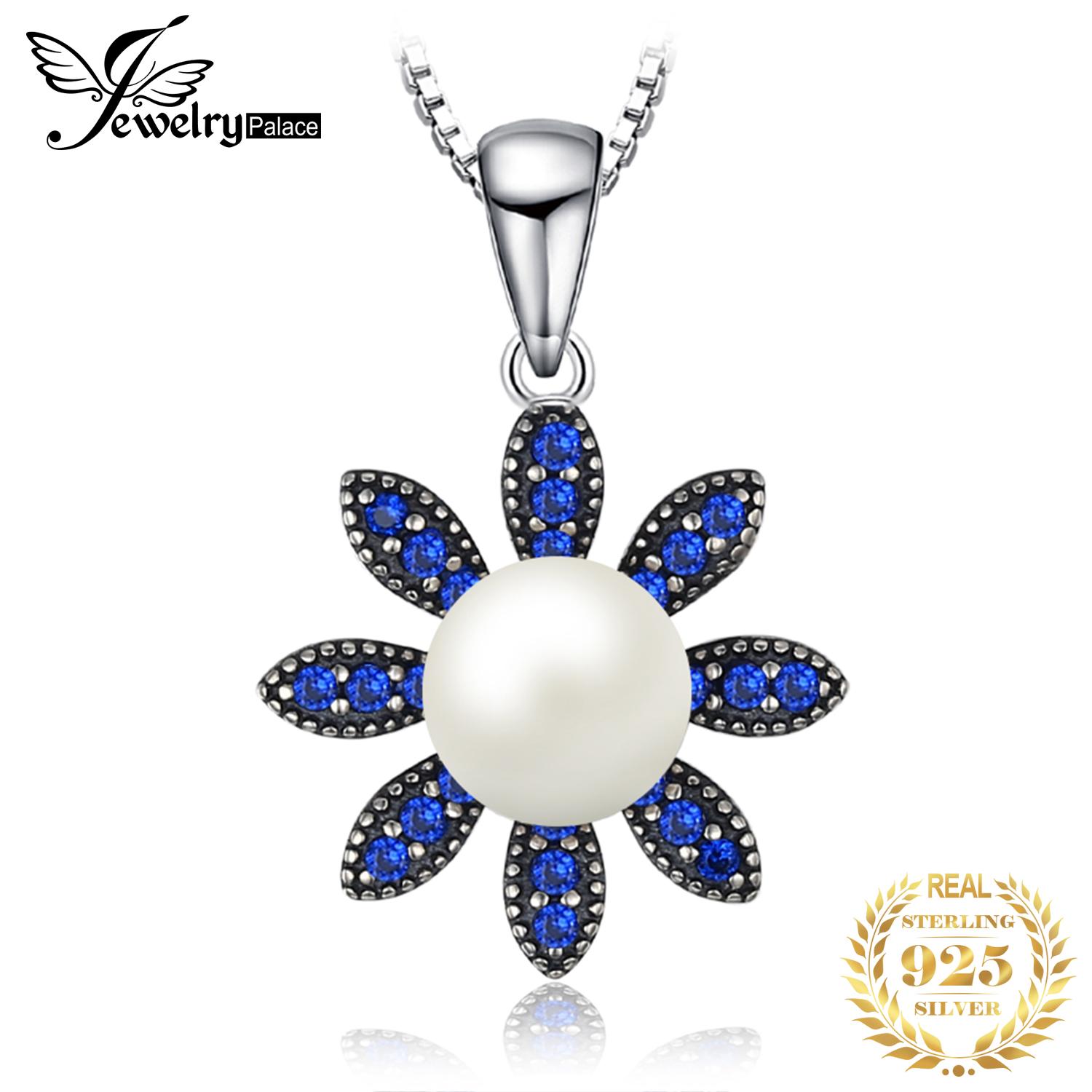 JewelryPalace цветок создан синий шпинель культивированный жемчуг стерлингового серебра 925 пробы ожерелье для женщин модный подарок без цепочки
JewelryPalace цветок создан синий шпинель культивированный жемчуг стерлингового серебра 925 пробы ожерелье для женщин модный подарок без цепочки