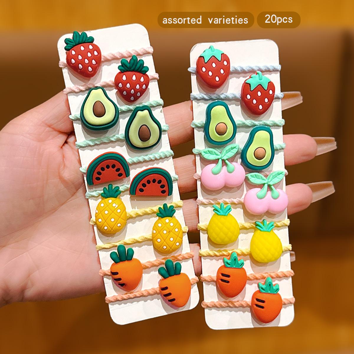 20 cute cartoon rubber band hair accessories with tied hair suitable for daily use
20 cute cartoon rubber band hair accessories with tied hair suitable for daily use