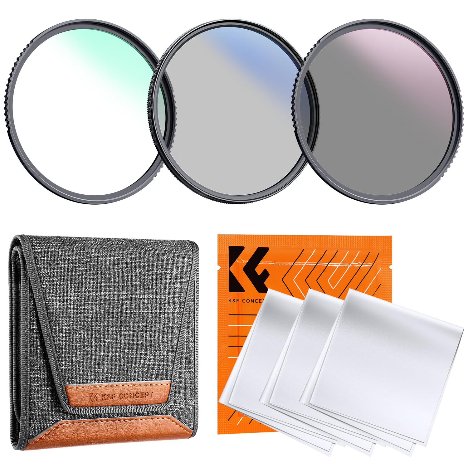 Concept 72mm Lens Filter Set ND4 Filter PL Polarizing Filter UV Protection Filter Cleaning Cloth Filter Case Optical Glass 18 Layer Nano Coating K&F +
Concept 72mm Lens Filter Set ND4 Filter PL Polarizing Filter UV Protection Filter Cleaning Cloth Filter Case Optical Glass 18 Layer Nano Coating K&F +