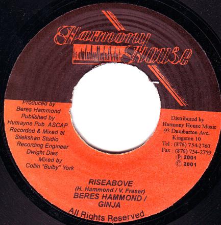 7inch Record BERES HAMMOND & GINJAH - Riseabove NONE Harmony House 2001 Jamaica Reggae, Ska & Dub Used
7inch Record BERES HAMMOND & GINJAH - Riseabove NONE Harmony House 2001 Jamaica Reggae, Ska & Dub Used