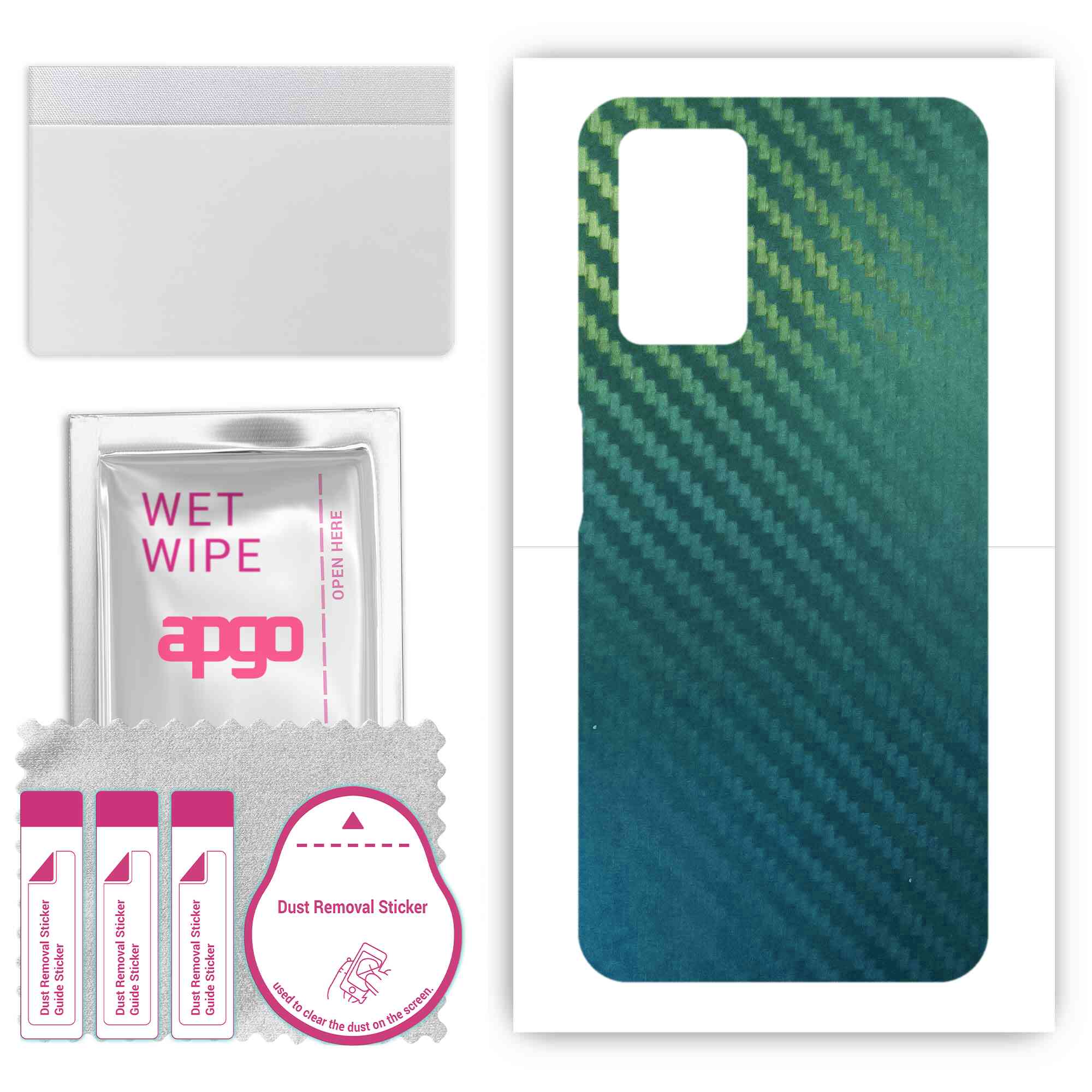 apgo Protective Skin Sticker for the back compatible with Realme 9i, Wrap Film, Foil, Vinyl - Pattern Carbon Chameleon CAKA1
apgo Protective Skin Sticker for the back compatible with Realme 9i, Wrap Film, Foil, Vinyl - Pattern Carbon Chameleon CAKA1