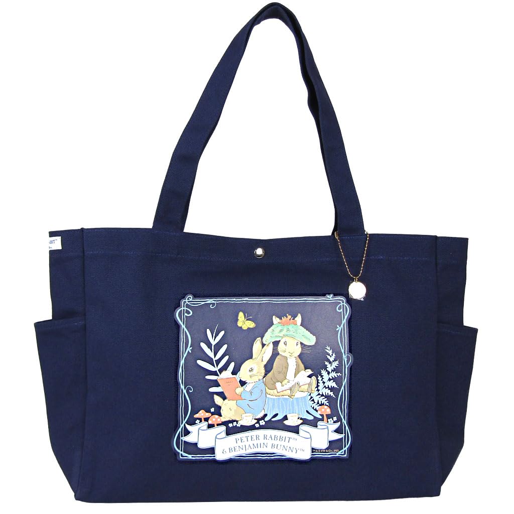 PETER RABBIT™ Canvas Tote Bag, Shoulder Strap, Horizontal, Fits A4 Size, 2504-0644, Navy
PETER RABBIT™ Canvas Tote Bag, Shoulder Strap, Horizontal, Fits A4 Size, 2504-0644, Navy