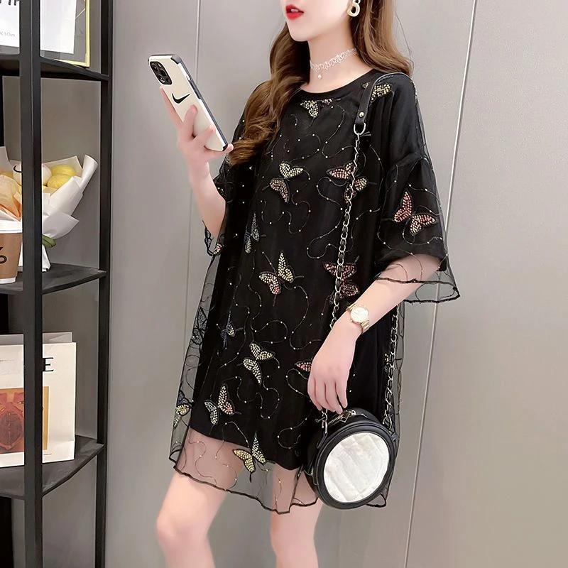 Short Sleeve Women s T-shirt Sequin Female Top One Pieces Polyester Korean Reviews Many Clothes Tee Fashion Clothing 2025 Sale S чёрный
Short Sleeve Women s T-shirt Sequin Female Top One Pieces Polyester Korean Reviews Many Clothes Tee Fashion Clothing 2025 Sale S чёрный