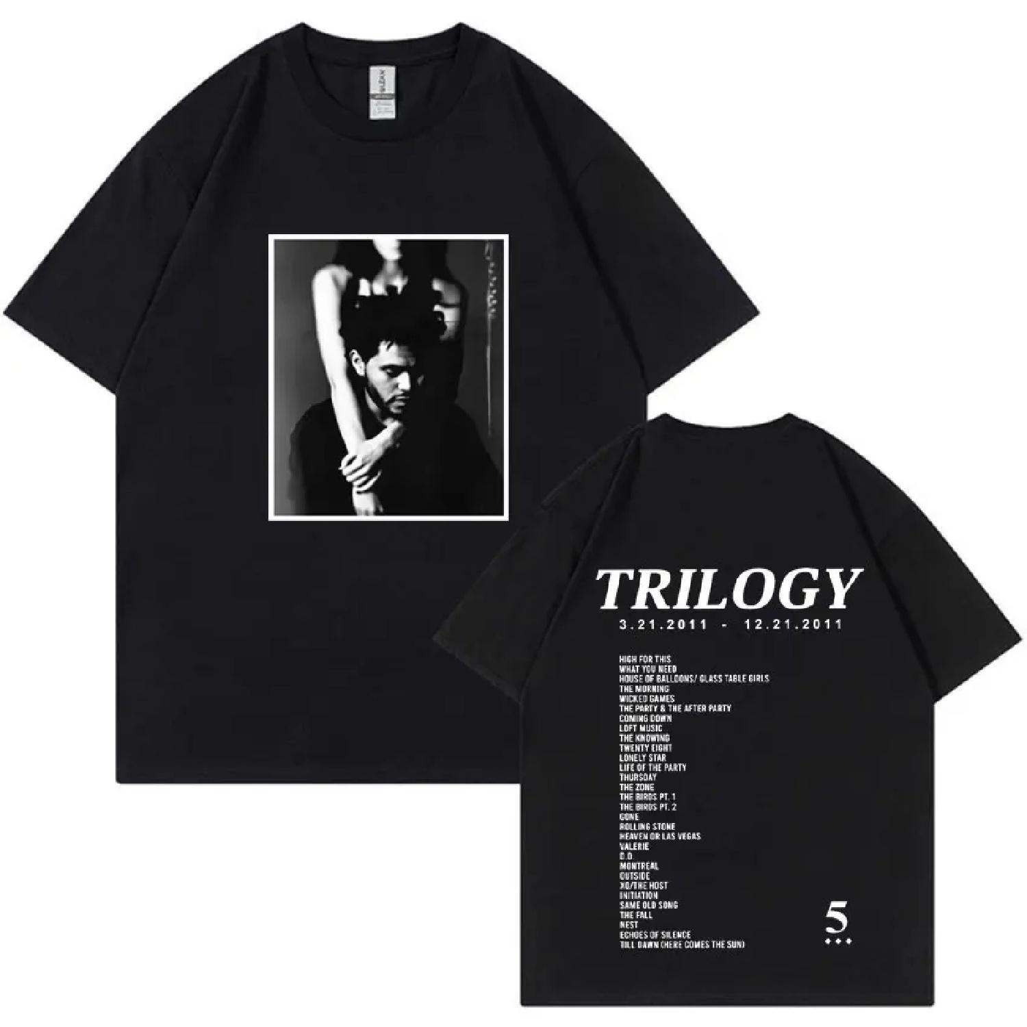 The Weeknd Trilogy Music Album Oversized T Shirt Men s Fashion Tee Shirt Unisex Casual Aesthetic Short Sleeve T-shirt Streetwear S чёрный
The Weeknd Trilogy Music Album Oversized T Shirt Men s Fashion Tee Shirt Unisex Casual Aesthetic Short Sleeve T-shirt Streetwear S чёрный