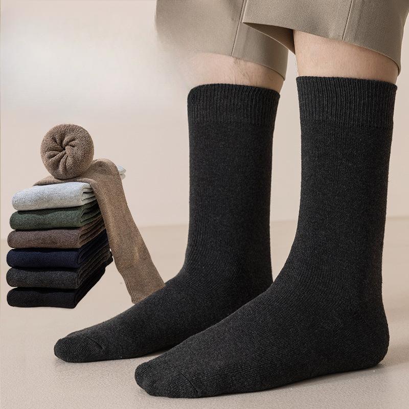 Men s Autumn and Winter Warm Velvet and Thick Windproof Cold Hose Cotton Socks 1 pair білий
Men s Autumn and Winter Warm Velvet and Thick Windproof Cold Hose Cotton Socks 1 pair білий