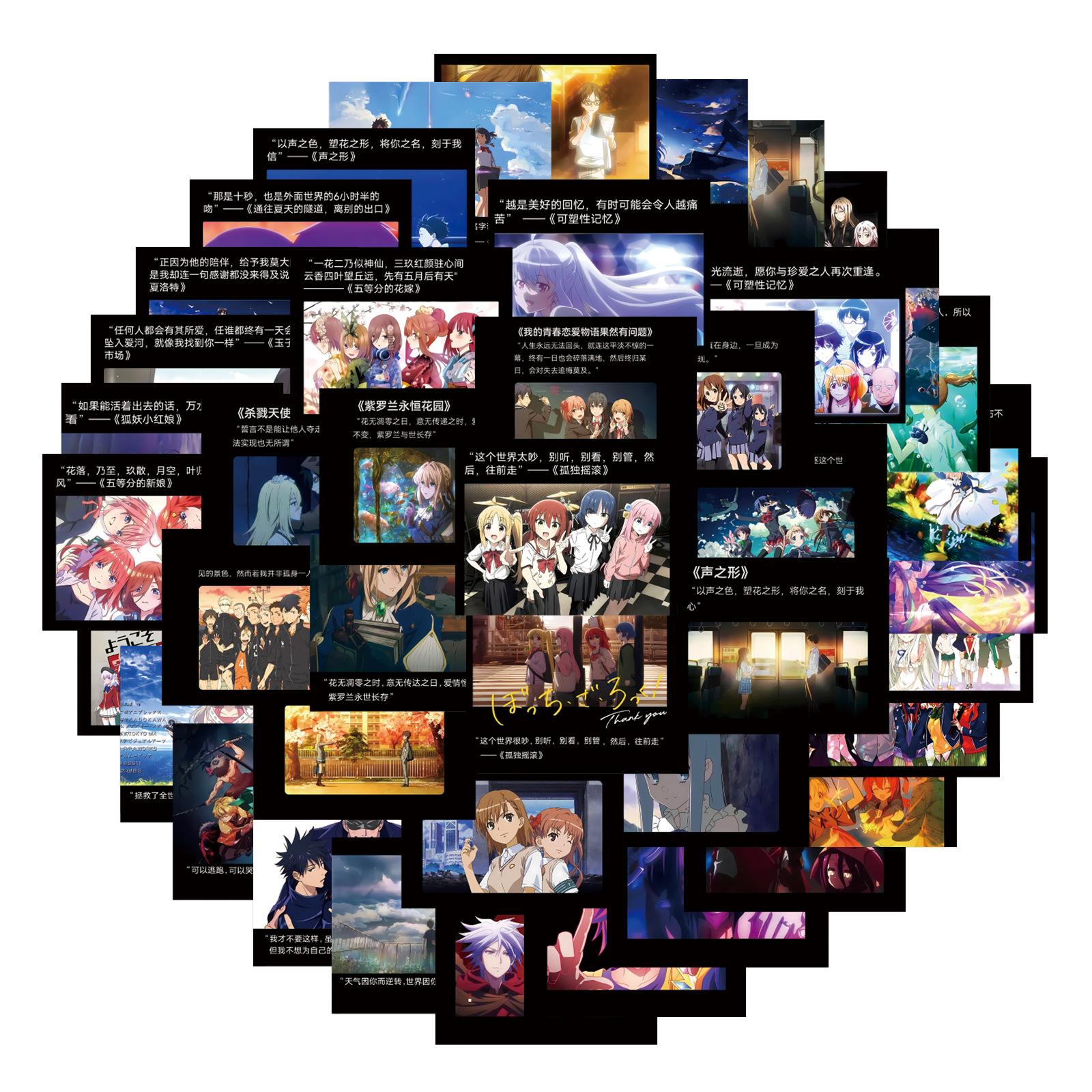 60 New Anime Quotes Graffiti Decals Decorate Refrigerator Skateboard Computer Do-It-Yourself Decals
60 New Anime Quotes Graffiti Decals Decorate Refrigerator Skateboard Computer Do-It-Yourself Decals