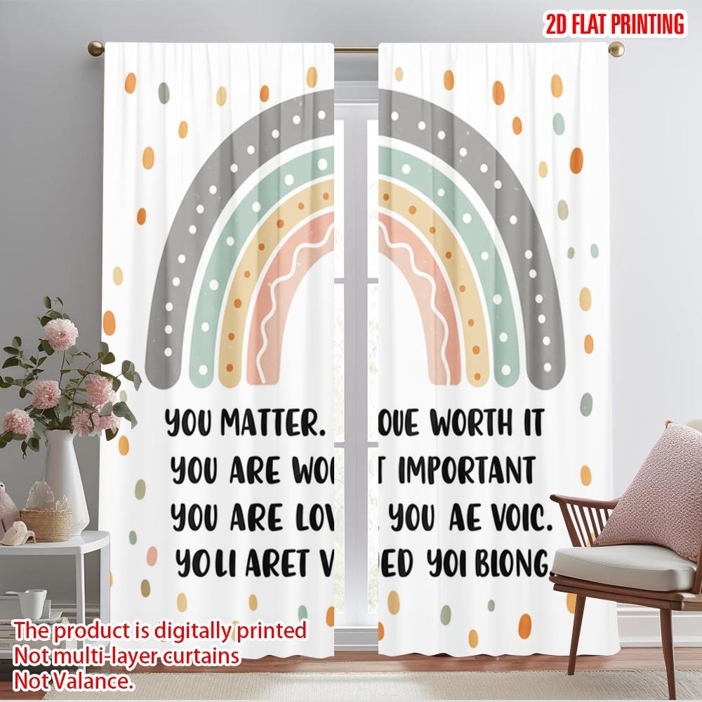 2 шт. 2D плоская печать Драпировки Класс Радуга Ты важен Ткань Без электричества Украшения для вечеринки Идеально для декора комнаты 52.50×116.00 CM 2pcs
2 шт. 2D плоская печать Драпировки Класс Радуга Ты важен Ткань Без электричества Украшения для вечеринки Идеально для декора комнаты 52.50×116.00 CM 2pcs