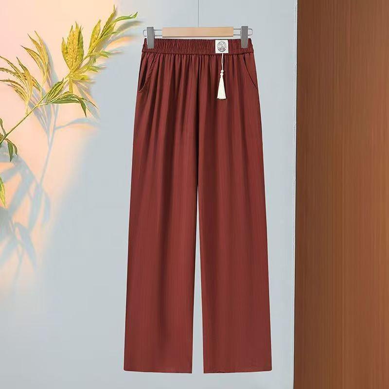 Spring/Summer High-Waisted Loose Elastic Wide-Leg Pants for Middle-Aged Women 4XL (135-150 lbs)
Spring/Summer High-Waisted Loose Elastic Wide-Leg Pants for Middle-Aged Women 4XL (135-150 lbs)