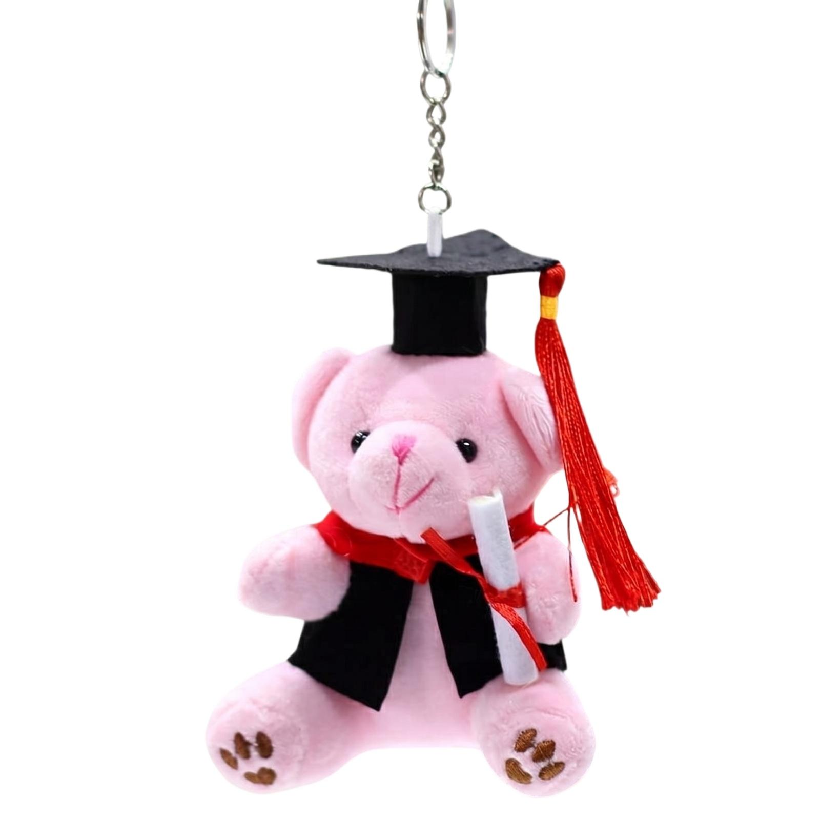 Plush Bear Keychain Graduation Doll with Cap and Diploma Soft Stuffed Animal Toy Accessory for Graduation Celebration Gift One Size
Plush Bear Keychain Graduation Doll with Cap and Diploma Soft Stuffed Animal Toy Accessory for Graduation Celebration Gift One Size
