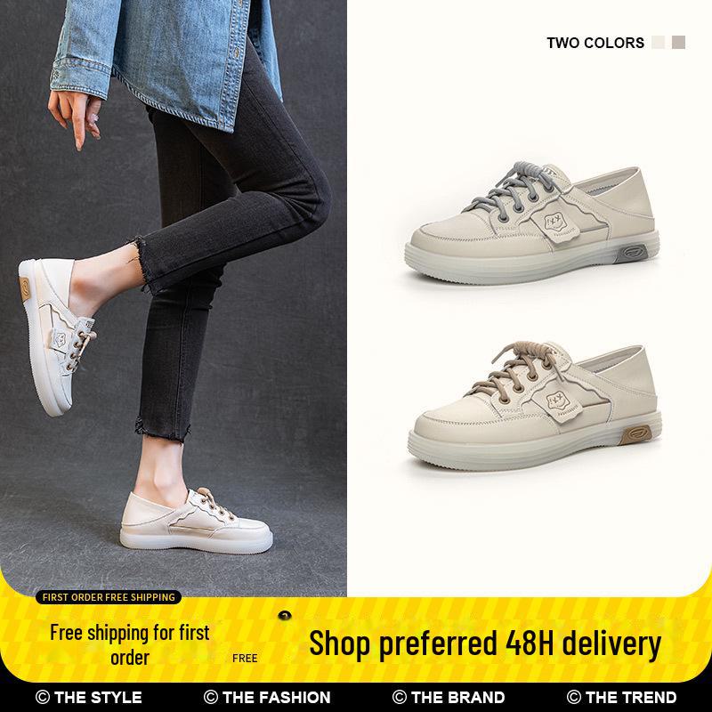 2025 Women s White Genuine Leather Soft Sole Casual Flat Shoes – Spring Versatile Style 37
2025 Women s White Genuine Leather Soft Sole Casual Flat Shoes – Spring Versatile Style 37