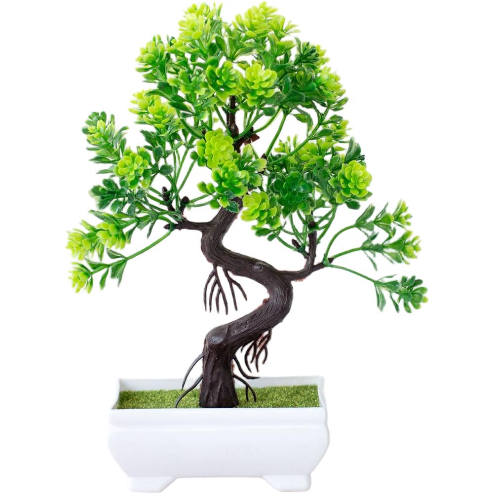 Compact Design Artificial Silk Flower Desktop Home Decor Potted Plant Decor зелений
Compact Design Artificial Silk Flower Desktop Home Decor Potted Plant Decor зелений