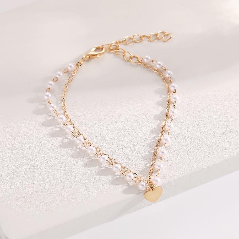 New double-layer peach heart pearl bracelet fashionable retro ins style personalized design cold wind pearl jewelry
New double-layer peach heart pearl bracelet fashionable retro ins style personalized design cold wind pearl jewelry