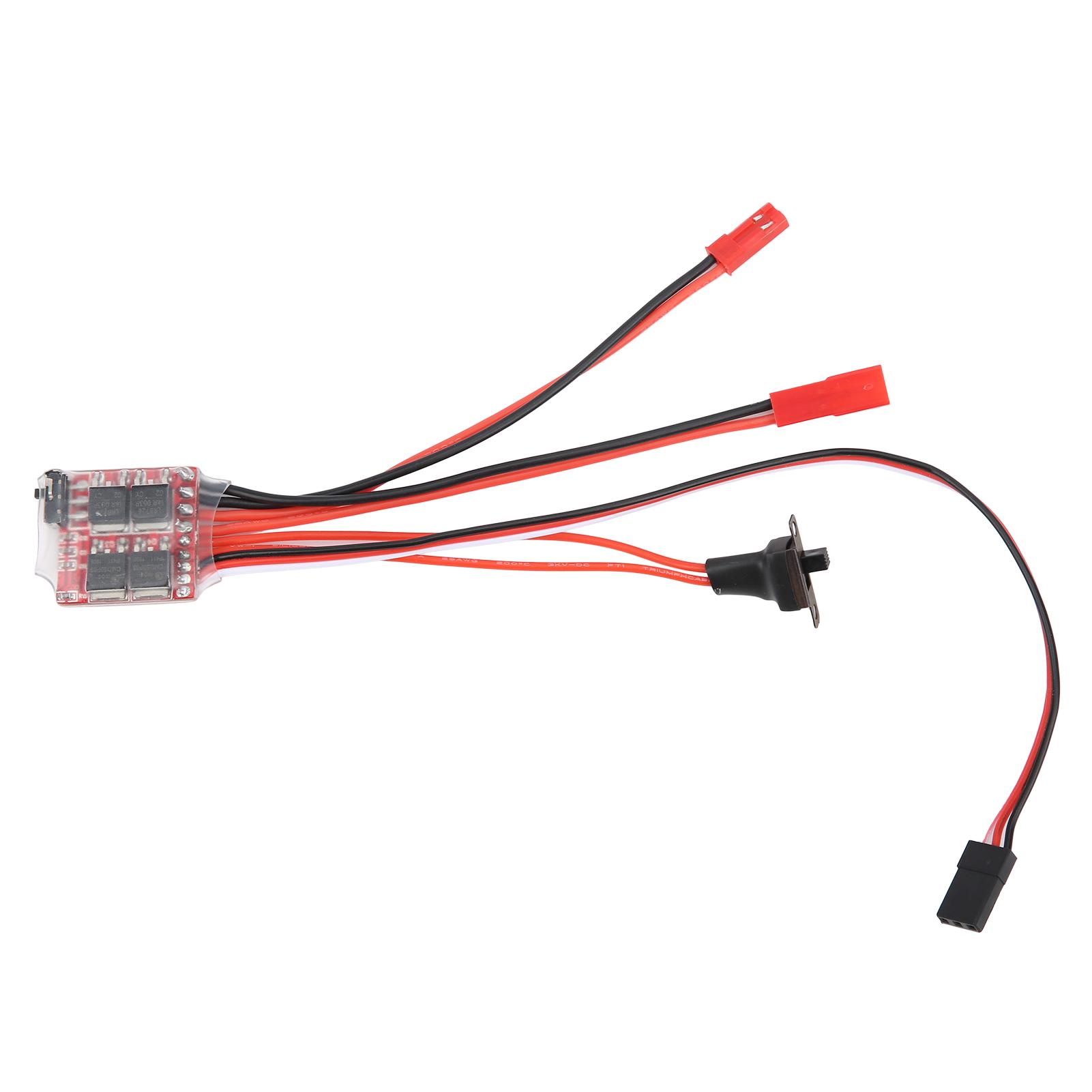 20A ESC 2KHz Forward Reverse Electronic Speed Controller with Brake for RC Car Boat ModelBeushed
20A ESC 2KHz Forward Reverse Electronic Speed Controller with Brake for RC Car Boat ModelBeushed
