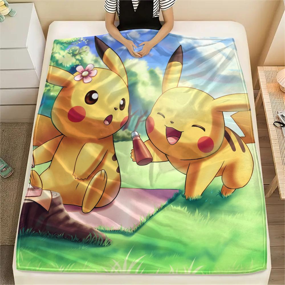 Pikachu Print Flannel Blanket, High quality Comfortable for All Seasons, Home Decor, Warmth and Comfort 80cm x 120cm
Pikachu Print Flannel Blanket, High quality Comfortable for All Seasons, Home Decor, Warmth and Comfort 80cm x 120cm
