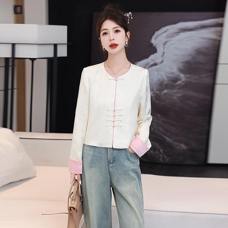 2025 Spring High-End Chinese Style Jacquard Fashion Jacket with Frog Buttons XL (120-135 jin)
2025 Spring High-End Chinese Style Jacquard Fashion Jacket with Frog Buttons XL (120-135 jin)