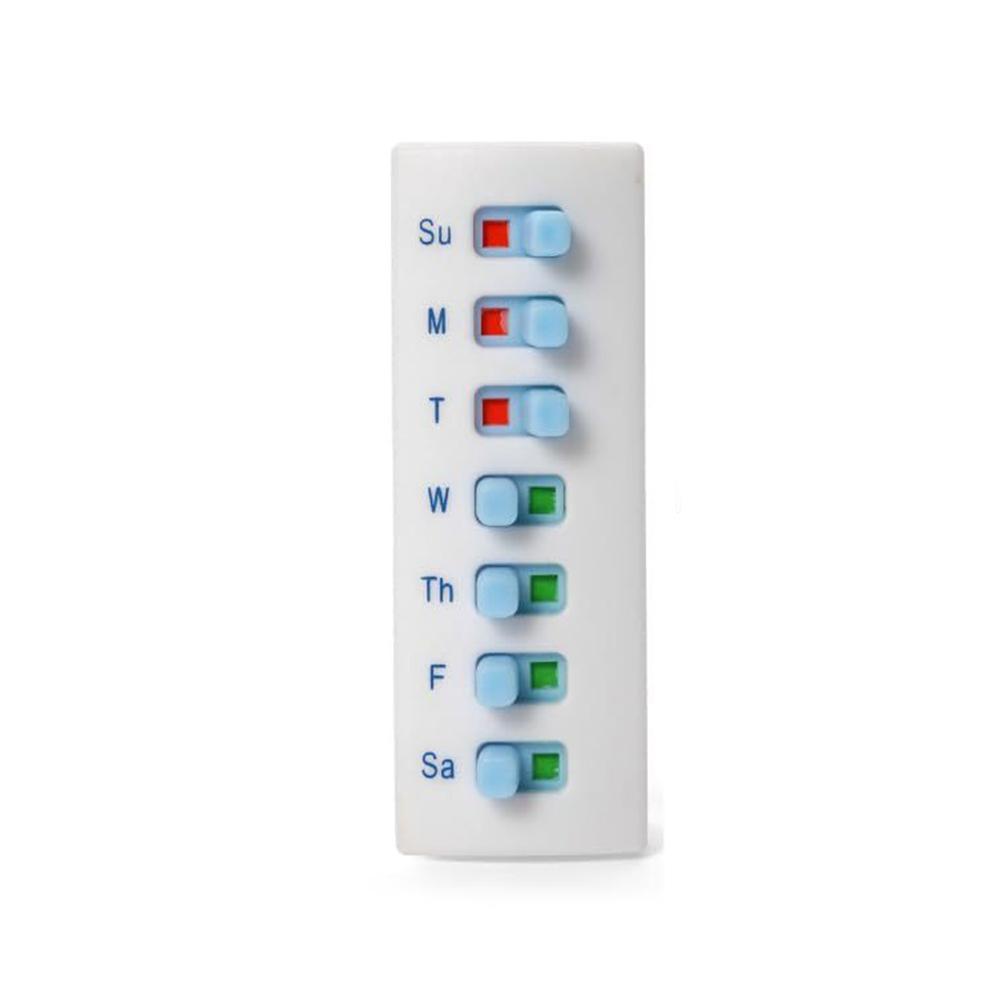 Portable Reusable Pill Tracker Reminder Daily Pill Box with Reminder Light Food-Grade Silicone Pill Case for Personal Care Parts
Portable Reusable Pill Tracker Reminder Daily Pill Box with Reminder Light Food-Grade Silicone Pill Case for Personal Care Parts