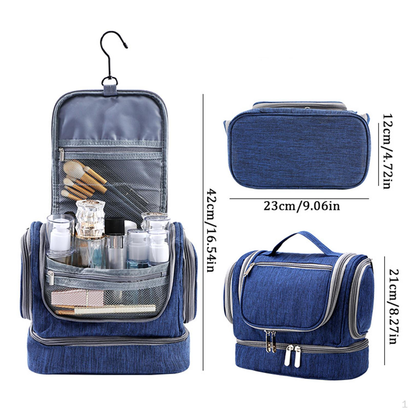 Подвесная косметичка, косметический кейс, дорожные принадлежности, портативная с крючком, для макияжа синий
Подвесная косметичка, косметический кейс, дорожные принадлежности, портативная с крючком, для макияжа синий