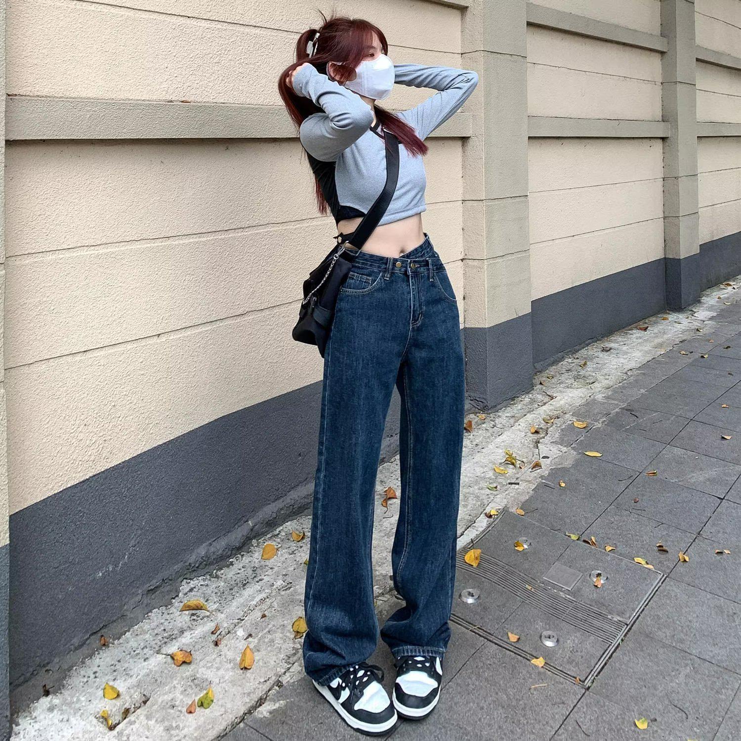 Spring/Summer 2023 Petite Women s High-Waisted Slimming Wide-Leg Jeans: Loose, Floor-Length, Straight-Leg, Versatile for Pear-Shaped Figures XL темно-синий
Spring/Summer 2023 Petite Women s High-Waisted Slimming Wide-Leg Jeans: Loose, Floor-Length, Straight-Leg, Versatile for Pear-Shaped Figures XL темно-синий