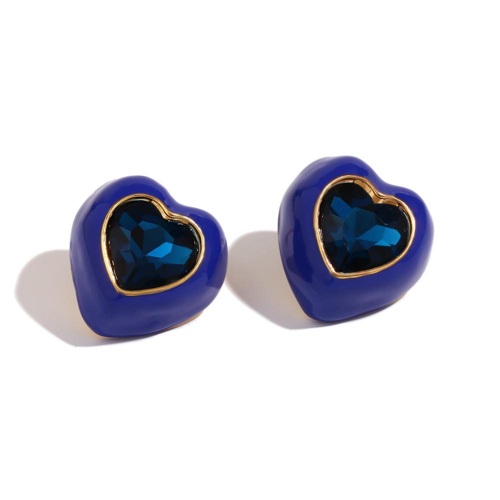 MamacitaSlay Heart Multi-Cut Rhinestone Color Enamel Women s Earrings 2024 Trend Premium Stainless Steel Jewelry Girls Gifts
MamacitaSlay Heart Multi-Cut Rhinestone Color Enamel Women s Earrings 2024 Trend Premium Stainless Steel Jewelry Girls Gifts