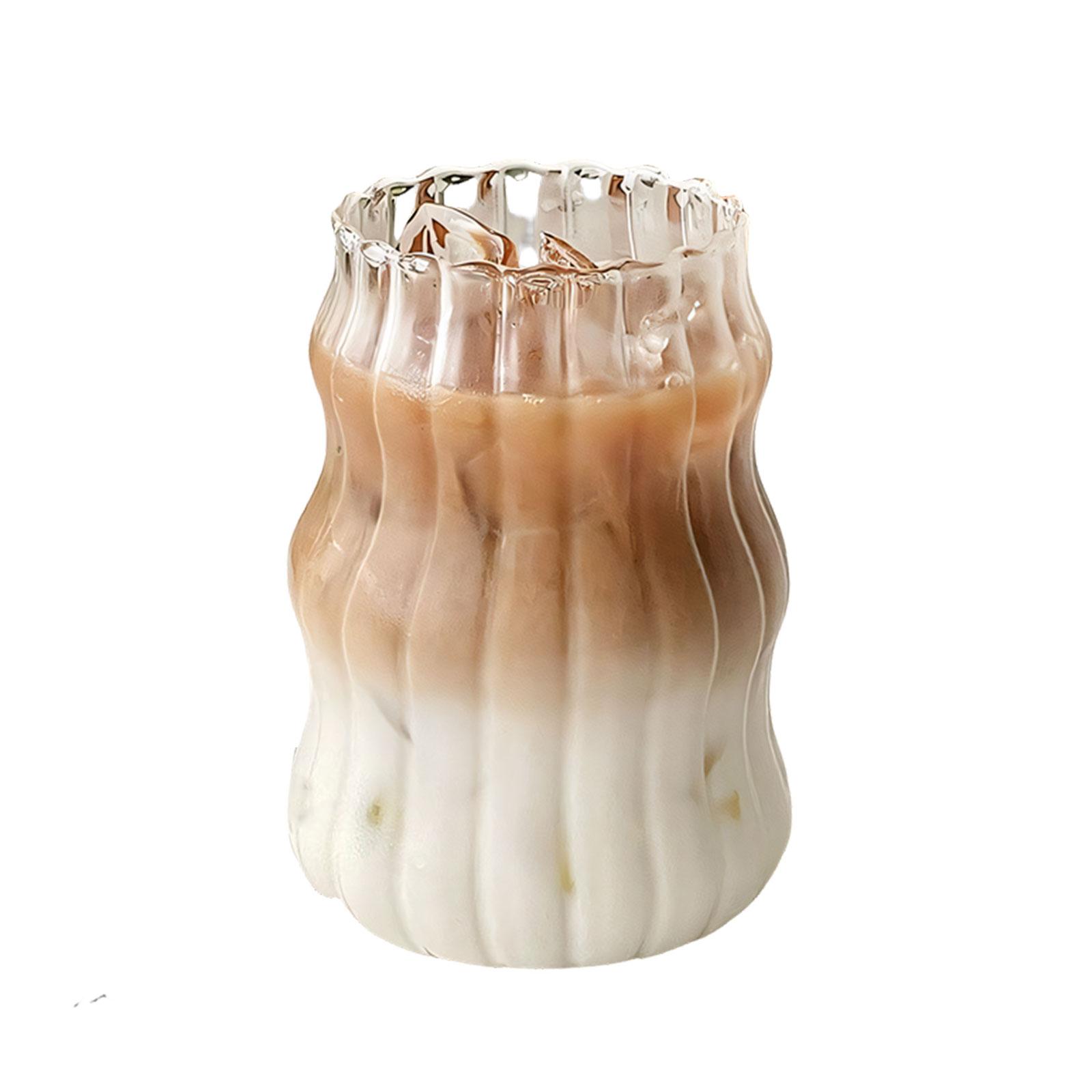 Heat Resistant High Borosilicate Glass Coffee Cup With Modern Ribbed Pattern For Home And Office Use Hot Cold Drinks
Heat Resistant High Borosilicate Glass Coffee Cup With Modern Ribbed Pattern For Home And Office Use Hot Cold Drinks
