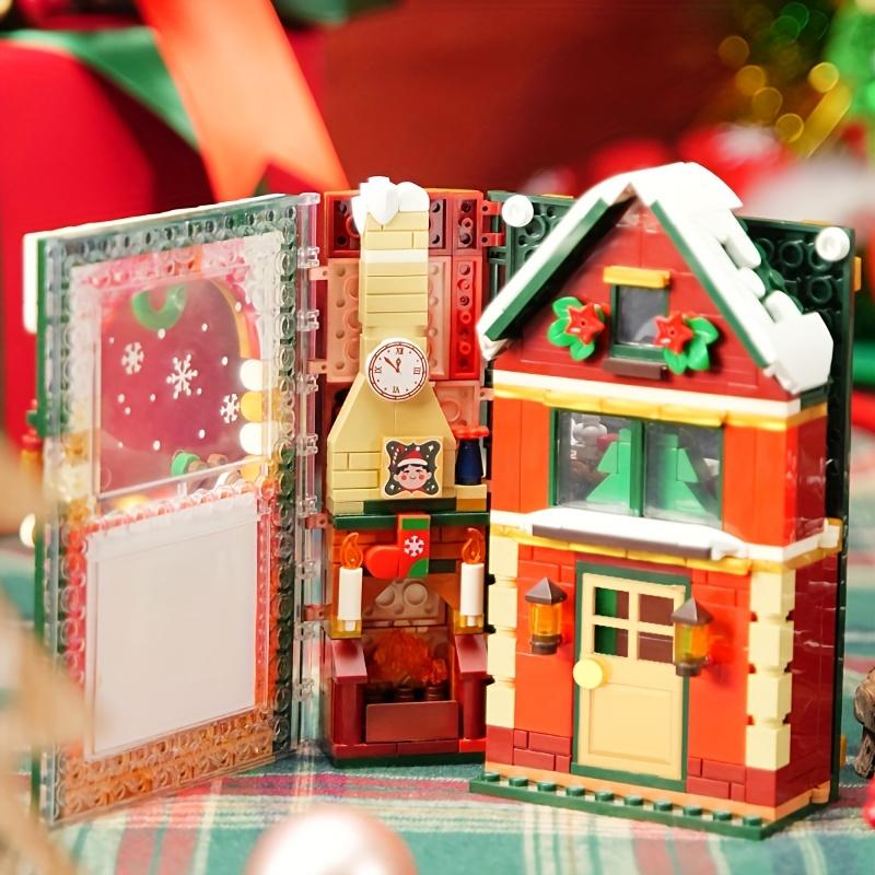 Christmas Book Building Block Toys Foldable 3D Small House Tabletop Decorations Christmas Gifts
Christmas Book Building Block Toys Foldable 3D Small House Tabletop Decorations Christmas Gifts