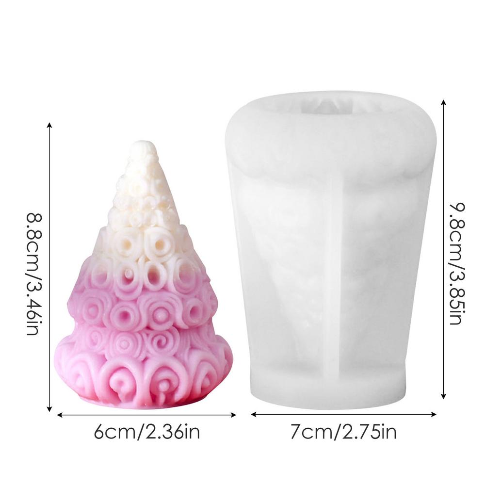 Christmas Tree Silicone Mold Candy Mould Soap Epoxy Resin Wax Mold Christmas Tree Mold For Craft Cake Chocolate Making
Christmas Tree Silicone Mold Candy Mould Soap Epoxy Resin Wax Mold Christmas Tree Mold For Craft Cake Chocolate Making