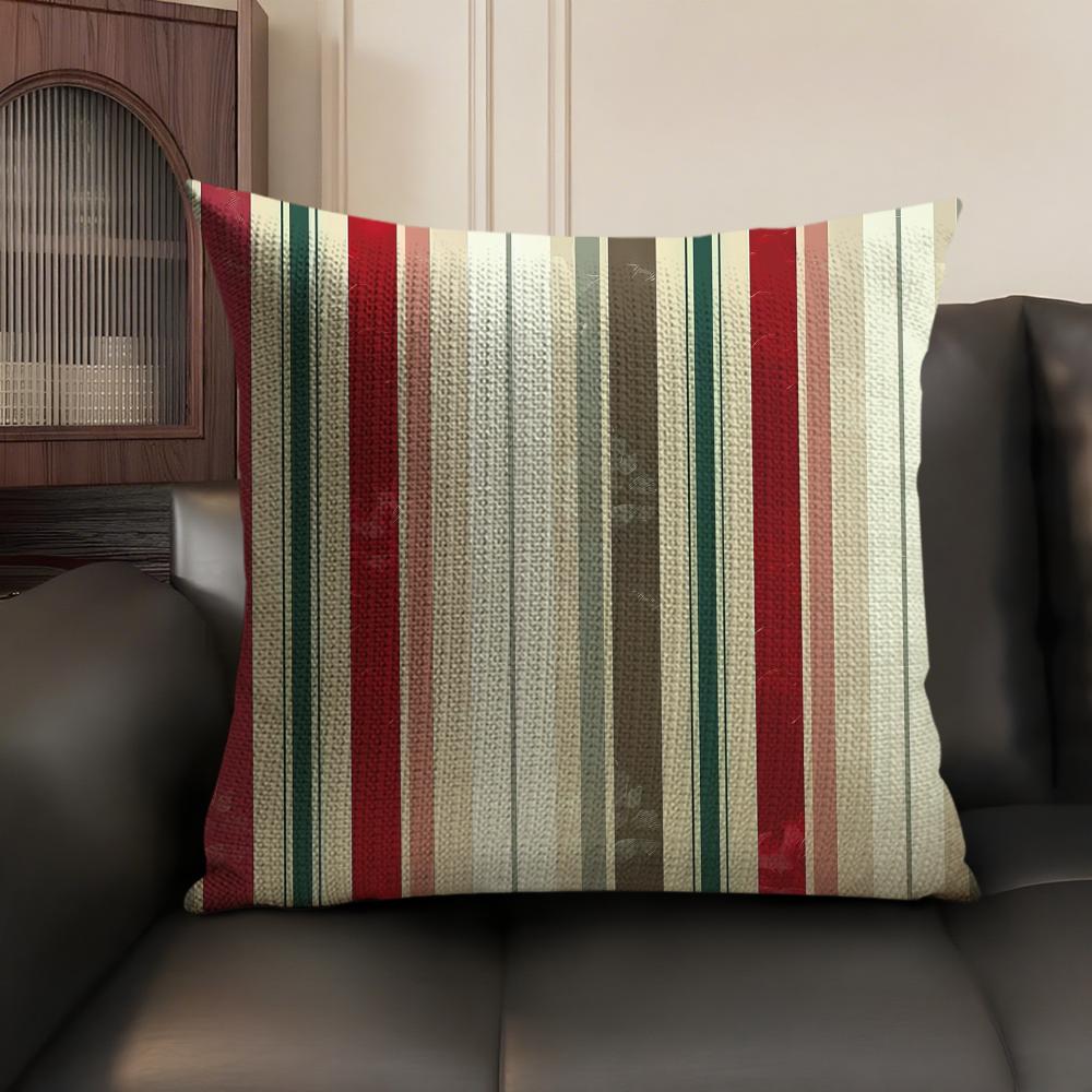 Classic Striped Cushion Cover Natural Linen Organic Fabric DoubleSided Printing Sofa Home Decor Breathable Environmentally 50x50cm
Classic Striped Cushion Cover Natural Linen Organic Fabric DoubleSided Printing Sofa Home Decor Breathable Environmentally 50x50cm