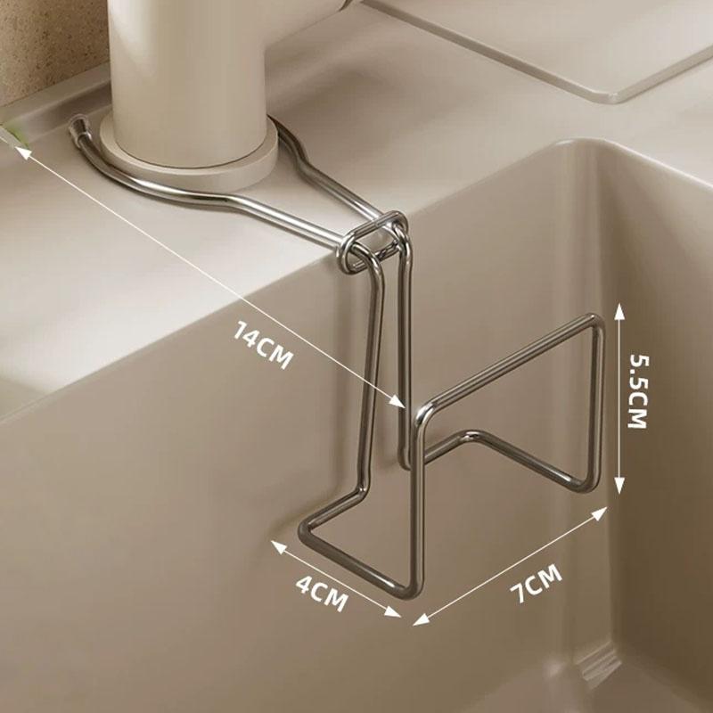 Kitchen Sink Drying Holder Sink Rack Wall Sucker Sponge Storage Organization Soap Stand Dish Cloth Shelf Holders 1PC срібний
Kitchen Sink Drying Holder Sink Rack Wall Sucker Sponge Storage Organization Soap Stand Dish Cloth Shelf Holders 1PC срібний