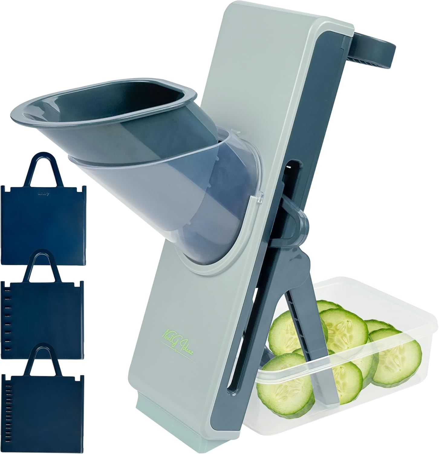 Slicer for Kitchen - 4-in-1 Vegetable Chopper, Julienne, French Fry & Potato Slicer with A United States
Slicer for Kitchen - 4-in-1 Vegetable Chopper, Julienne, French Fry & Potato Slicer with A United States