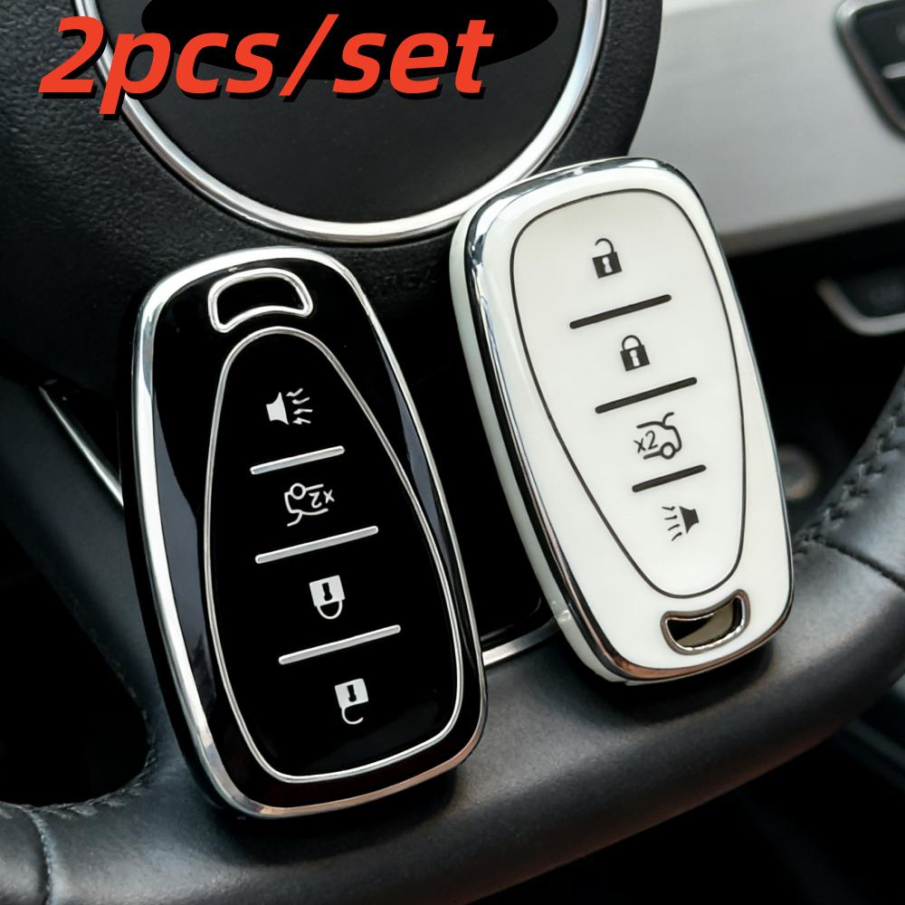 2 шт. Чехлы для корпуса автомобильного ключа для Chevrolet Chevy Spark Cruze Malibu Camaro Equinox Traverse Sonic Bolt Trax черный белый
2 шт. Чехлы для корпуса автомобильного ключа для Chevrolet Chevy Spark Cruze Malibu Camaro Equinox Traverse Sonic Bolt Trax черный белый