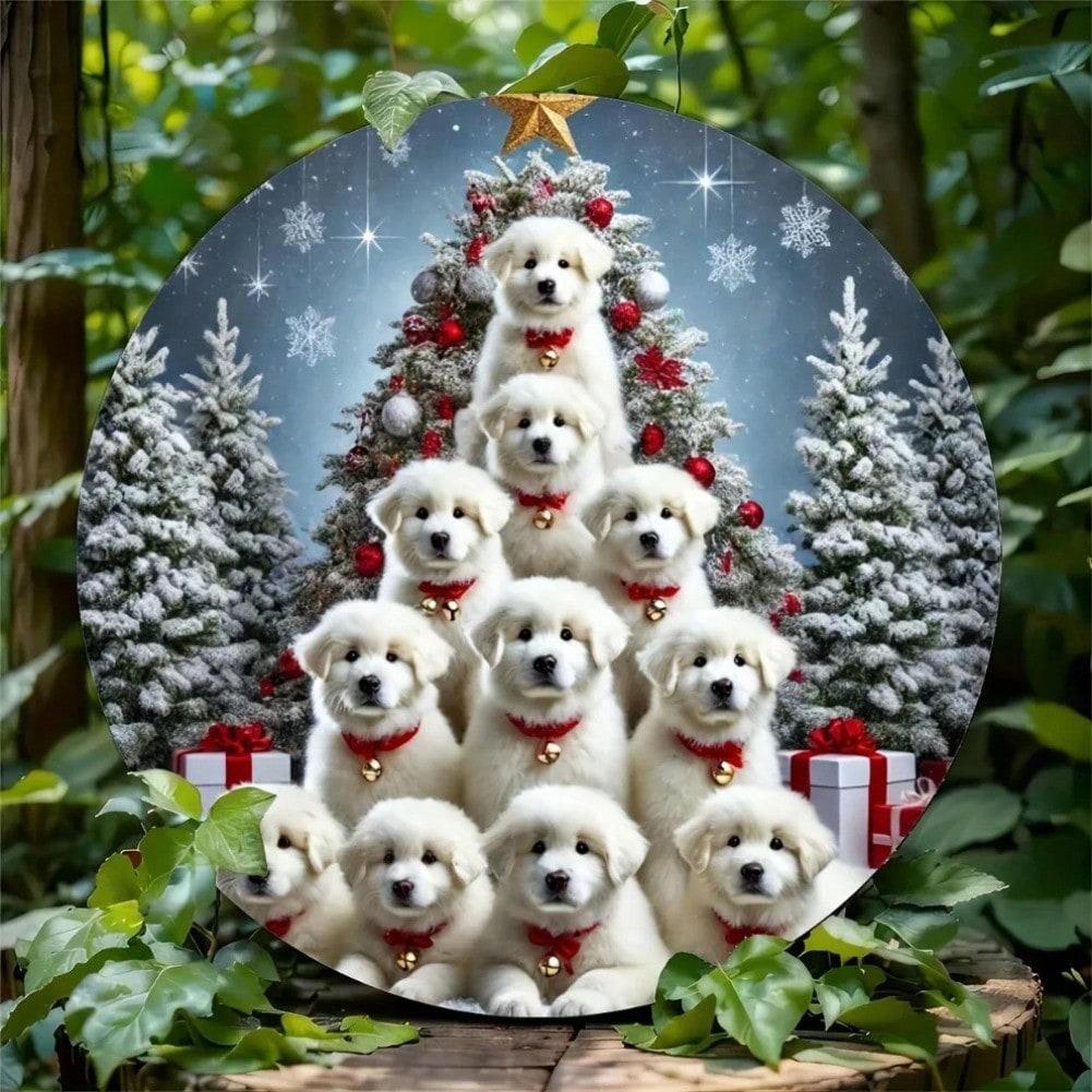 Christmas Puppy Metal Sign Farmhouse Wall Decor Holiday Gift 20x20 різнокольоровий
Christmas Puppy Metal Sign Farmhouse Wall Decor Holiday Gift 20x20 різнокольоровий