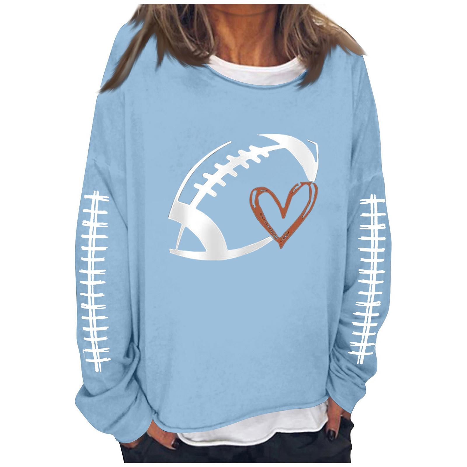 Футбольна толстовка Game Day Football Women Cute Graphic Funny Sunday Casual Long Sleeve Crewneck Pulover Top L синій
Футбольна толстовка Game Day Football Women Cute Graphic Funny Sunday Casual Long Sleeve Crewneck Pulover Top L синій