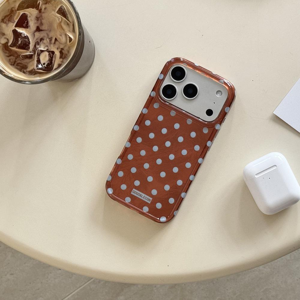 Korean Style Blue Polka Dot Orange Phone Case for iPhone 16/15/17 Pro Max, Drop Protection iPhone 15 Pro Max
Korean Style Blue Polka Dot Orange Phone Case for iPhone 16/15/17 Pro Max, Drop Protection iPhone 15 Pro Max