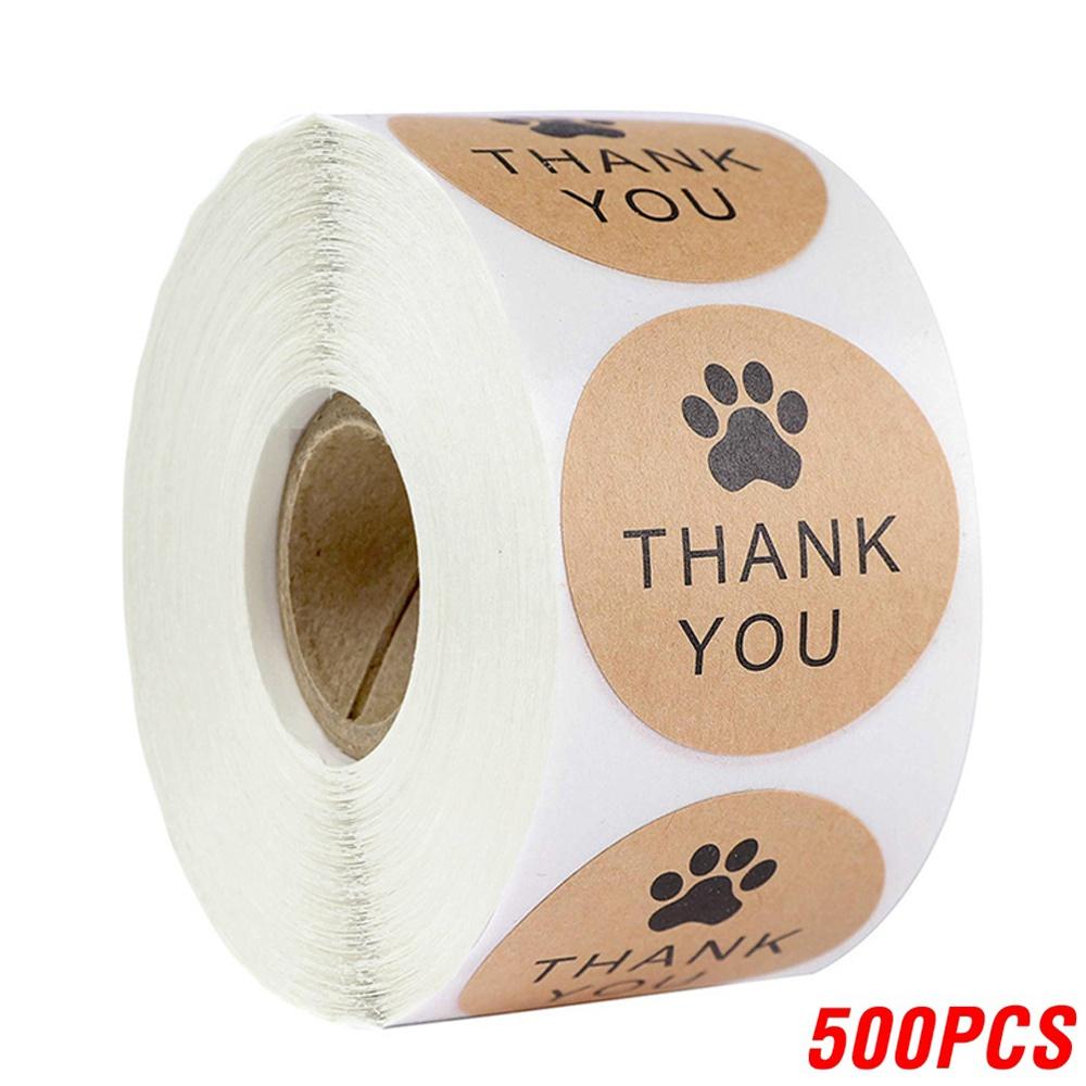 1Inch Natural Kraft Paper Thank You Stickers Seal Labes Dog Paw Print Gift Packaging Stationery Sticker 100-500pcs
1Inch Natural Kraft Paper Thank You Stickers Seal Labes Dog Paw Print Gift Packaging Stationery Sticker 100-500pcs