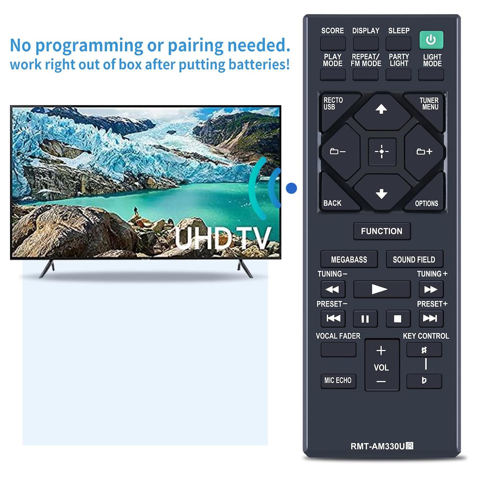 RMT-AM330U For Sony Home Audio System Infrared Remote Control Replacement Handheld Controller A
RMT-AM330U For Sony Home Audio System Infrared Remote Control Replacement Handheld Controller A