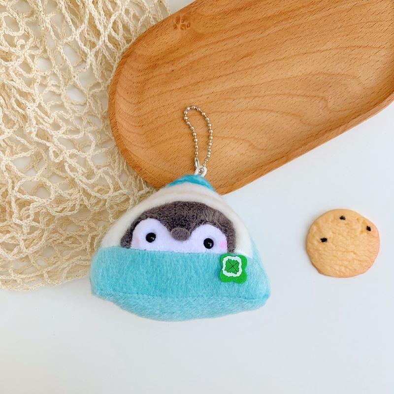 Japanese Cute Penguin Bag Pendant Bread Plush Toy Sausage Doll Pendant Cute Egg Keychain Height about 7-11cm
Japanese Cute Penguin Bag Pendant Bread Plush Toy Sausage Doll Pendant Cute Egg Keychain Height about 7-11cm
