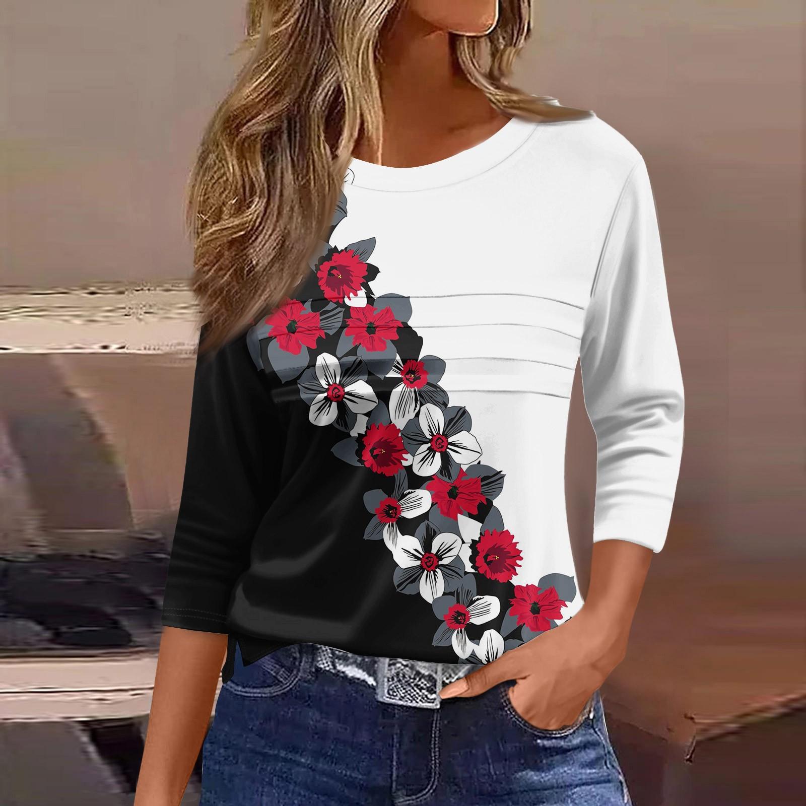 Женская мода повседневный свободный топ с рукавом 3/4 в полоску с круглым вырезом L чёрный
Женская мода повседневный свободный топ с рукавом 3/4 в полоску с круглым вырезом L чёрный