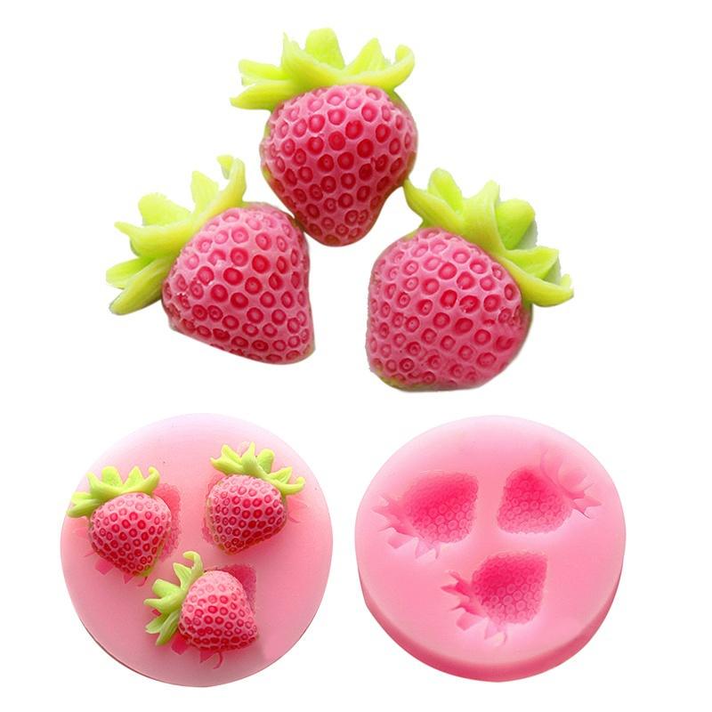 3D Клубничная форма Торт Помадная форма Силиконовый шоколад Украшение
3D Клубничная форма Торт Помадная форма Силиконовый шоколад Украшение