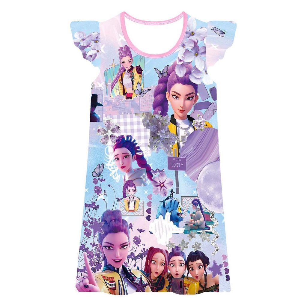 Kids Girls K-POP Rumi Zoey Mira Print Ruffle Sleeveless Casual Dress 160cm
Kids Girls K-POP Rumi Zoey Mira Print Ruffle Sleeveless Casual Dress 160cm