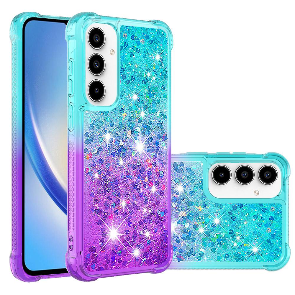 For Samsung Galaxy A55 5G TPU Case Gradient Quicksand Phone Back Cover Sky Blue+Purple
For Samsung Galaxy A55 5G TPU Case Gradient Quicksand Phone Back Cover Sky Blue+Purple