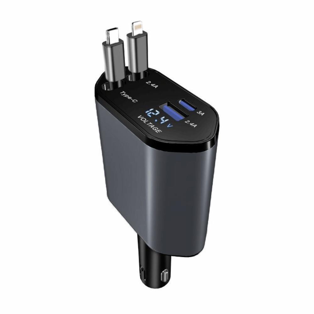 120W Fast Charger Car Charger 4 in 1 Vehicle Mounted Inverter Auto Charger Socket Part Travel Prismatic
120W Fast Charger Car Charger 4 in 1 Vehicle Mounted Inverter Auto Charger Socket Part Travel Prismatic