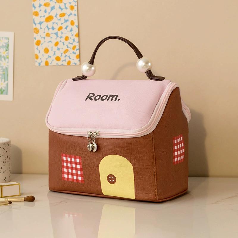 1Pc Cartoon House Makeup Bag Large Capacity for Women Students Waterproof Travel Toiletry Portable Cute Cosmetic Organizer
1Pc Cartoon House Makeup Bag Large Capacity for Women Students Waterproof Travel Toiletry Portable Cute Cosmetic Organizer