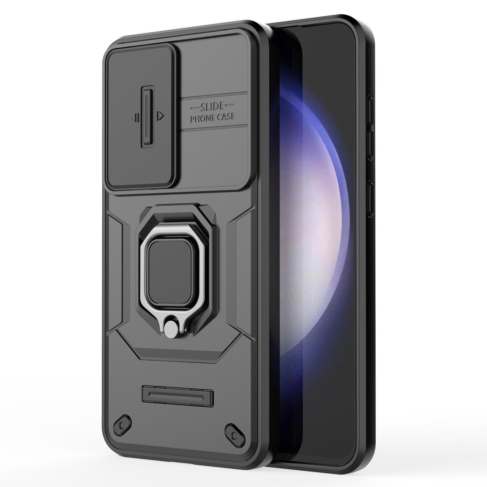 For Samsung Galaxy S24 FE Case Ring Kickstand PC+TPU Phone Cover Slide Camera Protection Black
For Samsung Galaxy S24 FE Case Ring Kickstand PC+TPU Phone Cover Slide Camera Protection Black