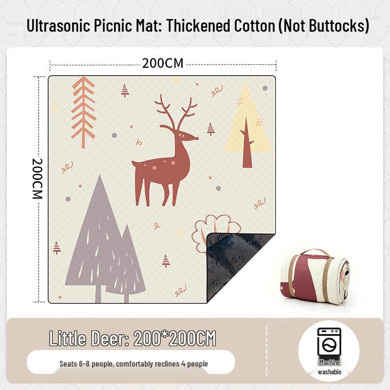 Beishanlang Portable Outdoor Picnic Mat 200x200x0.5 cm
Beishanlang Portable Outdoor Picnic Mat 200x200x0.5 cm