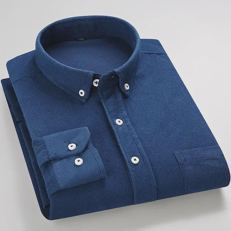 Мужская вельветовая рубашка с длинным рукавом - повседневная вертикальная полоска для людей среднего и пожилого возраста 4XL 77.5kg
Мужская вельветовая рубашка с длинным рукавом - повседневная вертикальная полоска для людей среднего и пожилого возраста 4XL 77.5kg