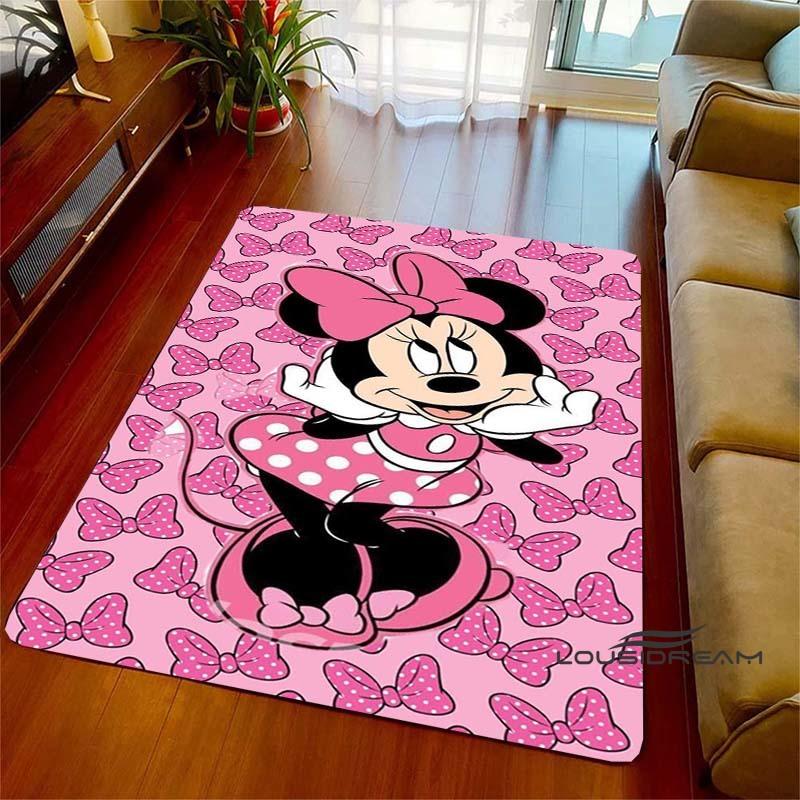 Cute pink Minnie Mouse cartoon rug, suitable for living room, bedroom, kitchen, hallway, children s non-slip floor mat, 100x120cm
Cute pink Minnie Mouse cartoon rug, suitable for living room, bedroom, kitchen, hallway, children s non-slip floor mat, 100x120cm