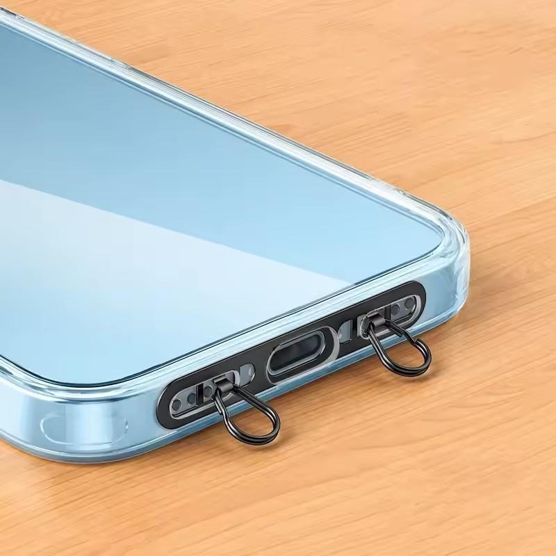 New Ultra-thin Metal Phone Lanyard Gasket Patch Stainless Steel Sturdy Hanging Cord Clips Cellphone Safety Connecter Accessories 1PCS чорний
New Ultra-thin Metal Phone Lanyard Gasket Patch Stainless Steel Sturdy Hanging Cord Clips Cellphone Safety Connecter Accessories 1PCS чорний