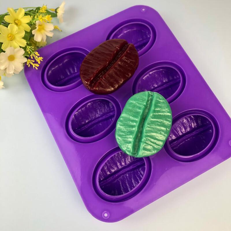 Six-Hole Coffee Bean Silicone Mold
Six-Hole Coffee Bean Silicone Mold